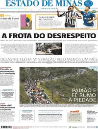 Capa do jornal Estado de Minas 31/03/2018