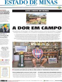 Capa do jornal Estado de Minas 01/03/2019