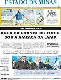 Capa do jornal Estado de Minas 01/04/2019