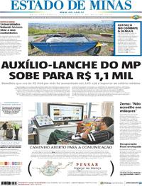 Capa do jornal Estado de Minas 03/05/2019