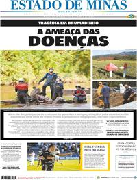 Capa do jornal Estado de Minas 06/02/2019