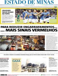 Capa do jornal Estado de Minas 06/05/2019