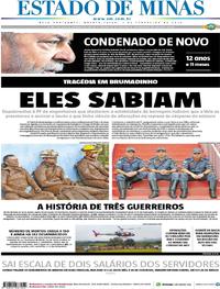 Capa do jornal Estado de Minas 07/02/2019