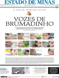 Capa do jornal Estado de Minas 24/02/2019