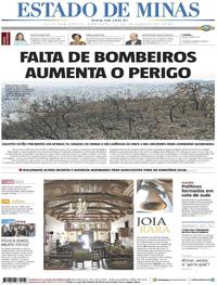 Capa do jornal Estado de Minas 01/09/2019