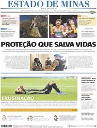 Capa do jornal Estado de Minas 01/12/2019