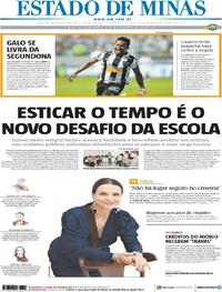 Capa do jornal Estado de Minas 02/12/2019