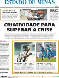 Capa do jornal Estado de Minas 03/06/2019