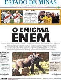 Capa do jornal Estado de Minas 04/07/2019
