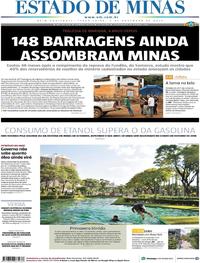 Capa do jornal Estado de Minas 05/11/2019