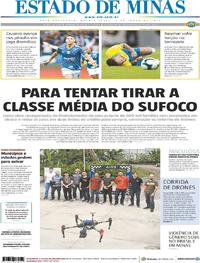 Capa do jornal Estado de Minas 06/06/2019