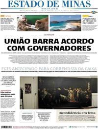 Capa do jornal Estado de Minas 06/08/2019