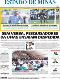 Capa do jornal Estado de Minas 09/09/2019