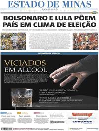 Capa do jornal Estado de Minas 10/11/2019