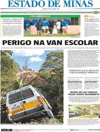 Capa do jornal Estado de Minas 12/06/2019