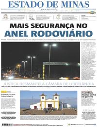 Capa do jornal Estado de Minas 17/12/2019