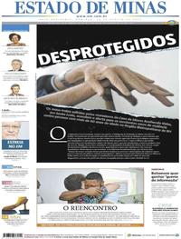 Capa do jornal Estado de Minas 18/08/2019