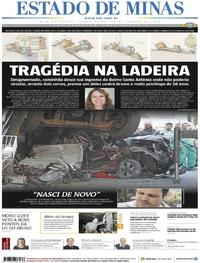 Capa do jornal Estado de Minas 20/08/2019