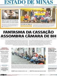Capa do jornal Estado de Minas 22/06/2019