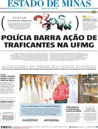 Capa do jornal Estado de Minas 24/05/2019