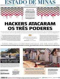 Capa do jornal Estado de Minas 26/07/2019