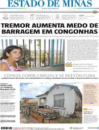 Capa do jornal Estado de Minas 27/11/2019