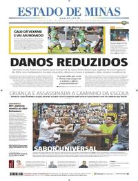 Capa do jornal Estado de Minas 31/10/2019