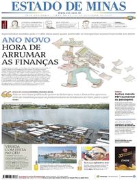 Capa do jornal Estado de Minas 31/12/2019