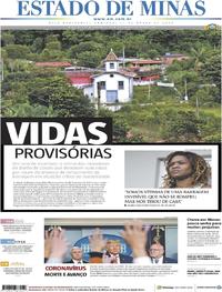 Capa do jornal Estado de Minas 01/03/2020