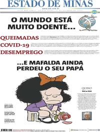 Capa do jornal Estado de Minas 01/10/2020