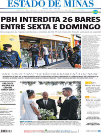 Capa do jornal Estado de Minas 01/12/2020
