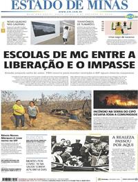 Capa do jornal Estado de Minas 02/10/2020