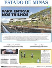 Capa do jornal Estado de Minas 03/09/2020