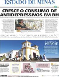 Capa do jornal Estado de Minas 06/09/2020