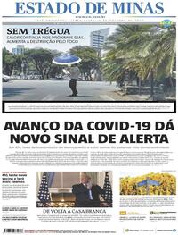 Capa do jornal Estado de Minas 06/10/2020