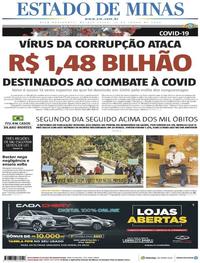 Capa do jornal Estado de Minas 11/06/2020
