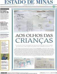 Capa do jornal Estado de Minas 12/10/2020