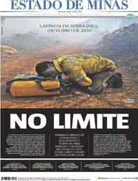 Capa do jornal Estado de Minas 13/10/2020