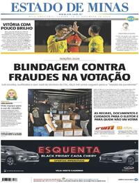 Capa do jornal Estado de Minas 14/11/2020