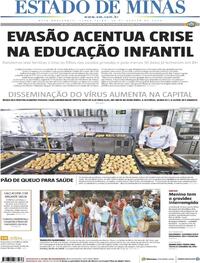 Capa do jornal Estado de Minas 18/08/2020