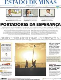 Capa do jornal Estado de Minas 19/09/2020