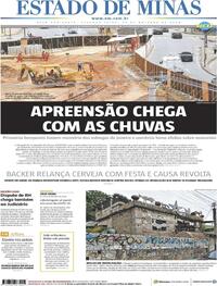 Capa do jornal Estado de Minas 19/10/2020