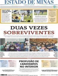 Capa do jornal Estado de Minas 20/09/2020