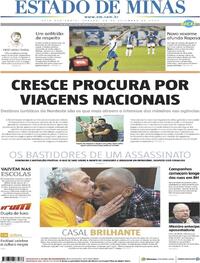 Capa do jornal Estado de Minas 26/09/2020