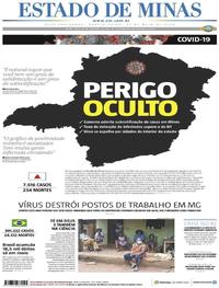 Capa do jornal Estado de Minas 27/05/2020