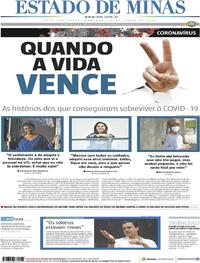 Capa do jornal Estado de Minas 28/06/2020