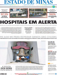 Capa do jornal Estado de Minas 19/01/2022