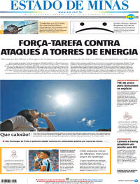Capa do jornal Estado de Minas 18/01/2023