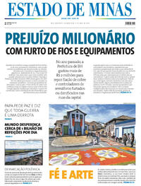 Capa do jornal Estado de Minas 01/04/2024