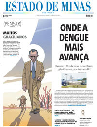Capa do jornal Estado de Minas 02/03/2024